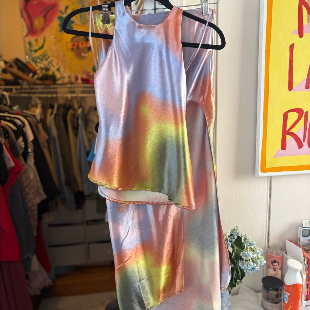 Two piece colorful set from Urban Outfitters 🌈🌈